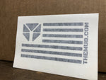 M.U.B. Flag Black Sticker